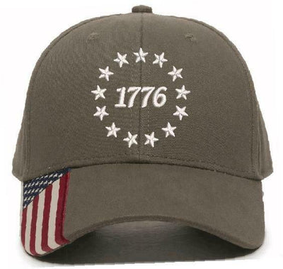 1776 Stars Embroidered USA-300 Hat - Declaration of Independence Hat - Powercall Sirens LLC