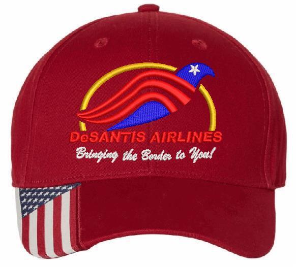 DESANTIS AIRLINES Bring the Border to you EAGLE Adjustable Embroidered Hat