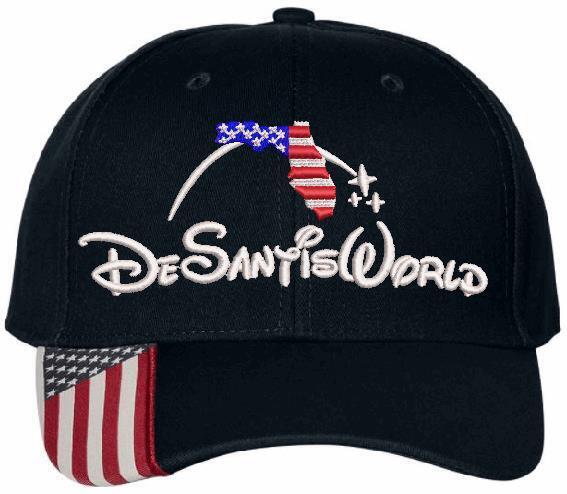 DESANTIS 2024 MAKE AMERICA FLORIDA Embroidered Adjustable Hat DESANTISWORLD HAT