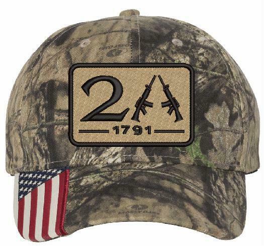 2nd Amendment 1791 AR15 Badge Style Embroidered Hat - Various Hat Options - Powercall Sirens LLC