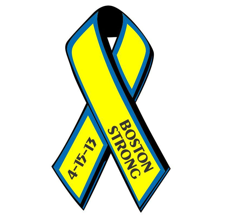 Copy of Boston Strong V1 Ribbon Memorial Decal - Powercall Sirens LLC