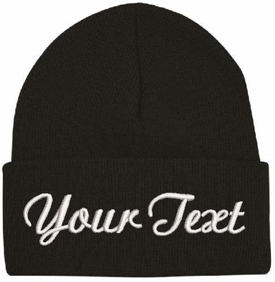 Script Name Custom Embroidered Winter Hat - Powercall Sirens LLC