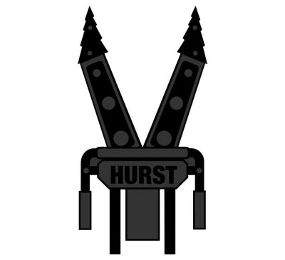 Hurst Tool Blacklite Reflective Decal - Powercall Sirens LLC