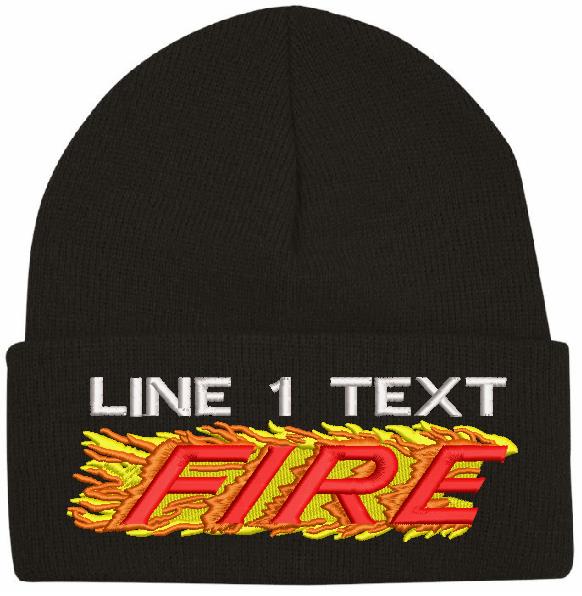 NY FIRE Style Embroidered Winter Hat - Powercall Sirens LLC
