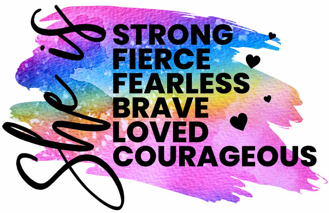 She is Strong and Fierce Decal