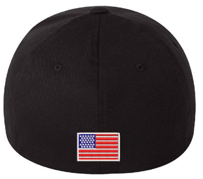 American Patriot Flag Back Embroidered Hat - Powercall Sirens LLC