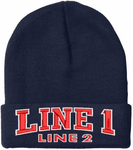 Chicago Style Embroidered Winter Hat - Powercall Sirens LLC