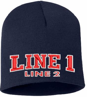 Chicago Style Embroidered Winter Hat - Powercall Sirens LLC