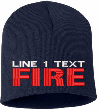 FIRE Style Embroidered Winter Hat - Powercall Sirens LLC