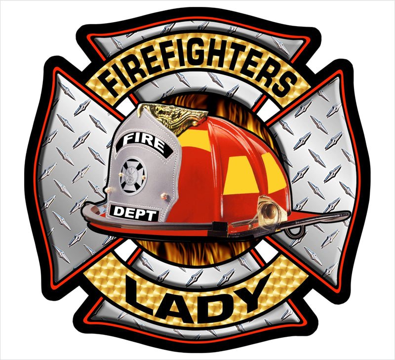 Firefighters Lady DP Style Maltese - Powercall Sirens LLC