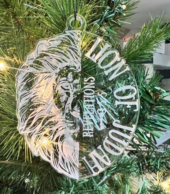 Lion of Judah Religious Acrylic Ornament