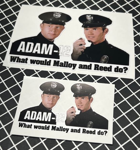 Firefighter Decals Stickers Squad 51 or 1 Adam 12 Pair of Decals