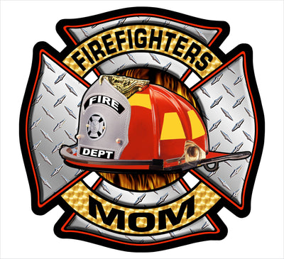 Firefighters Mom DP Style Maltese - Powercall Sirens LLC