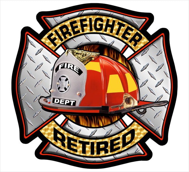 Firefighter Retired DP Style Maltese - Powercall Sirens LLC