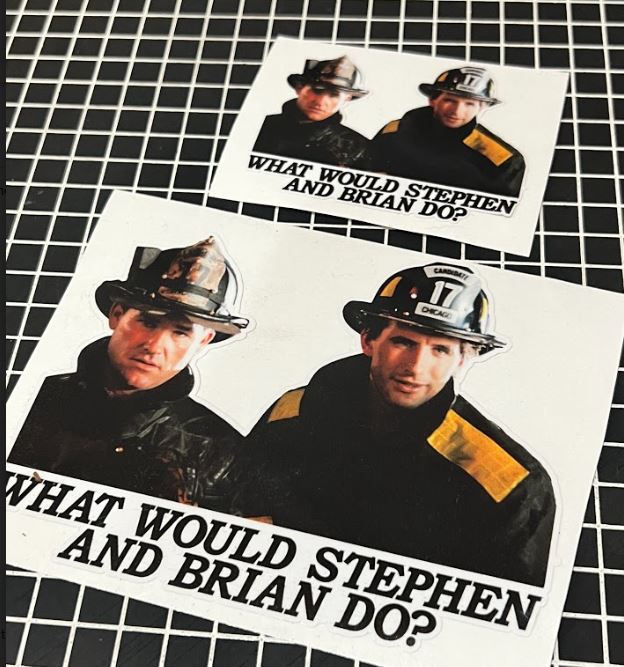 Firefighter Decals Backdraft What would Stephen and Brian Do Decals